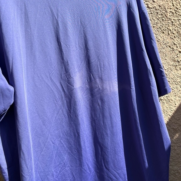 Men's Greyson Polo Shirt Purple Solid XL Stretch Light Breath Golf STAIN Active - Picture 11 of 12